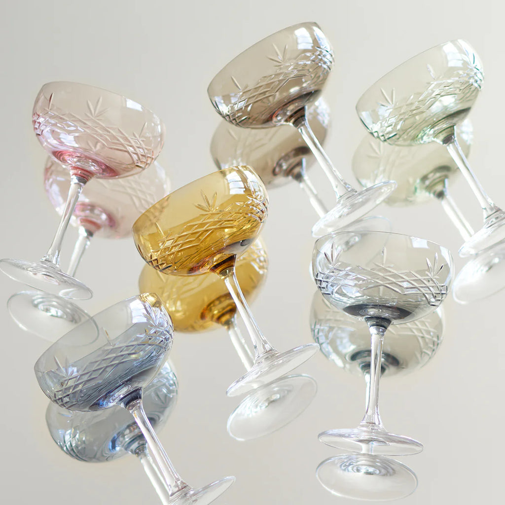 FREDERIK BAGGER – Crispy Gatsby Champagneglas (Citrine) + Design Small Talk